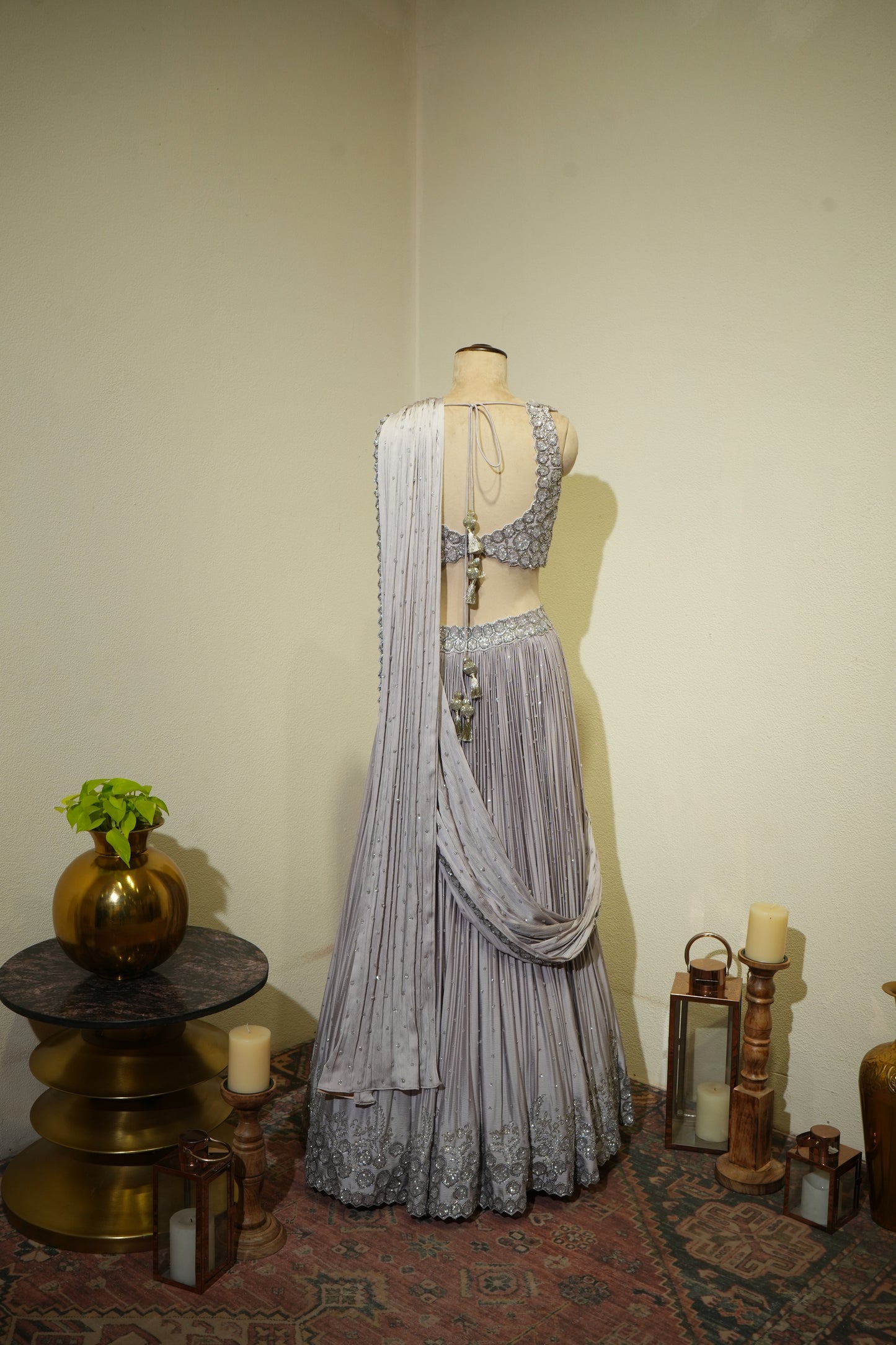 Lilac Drape Dress