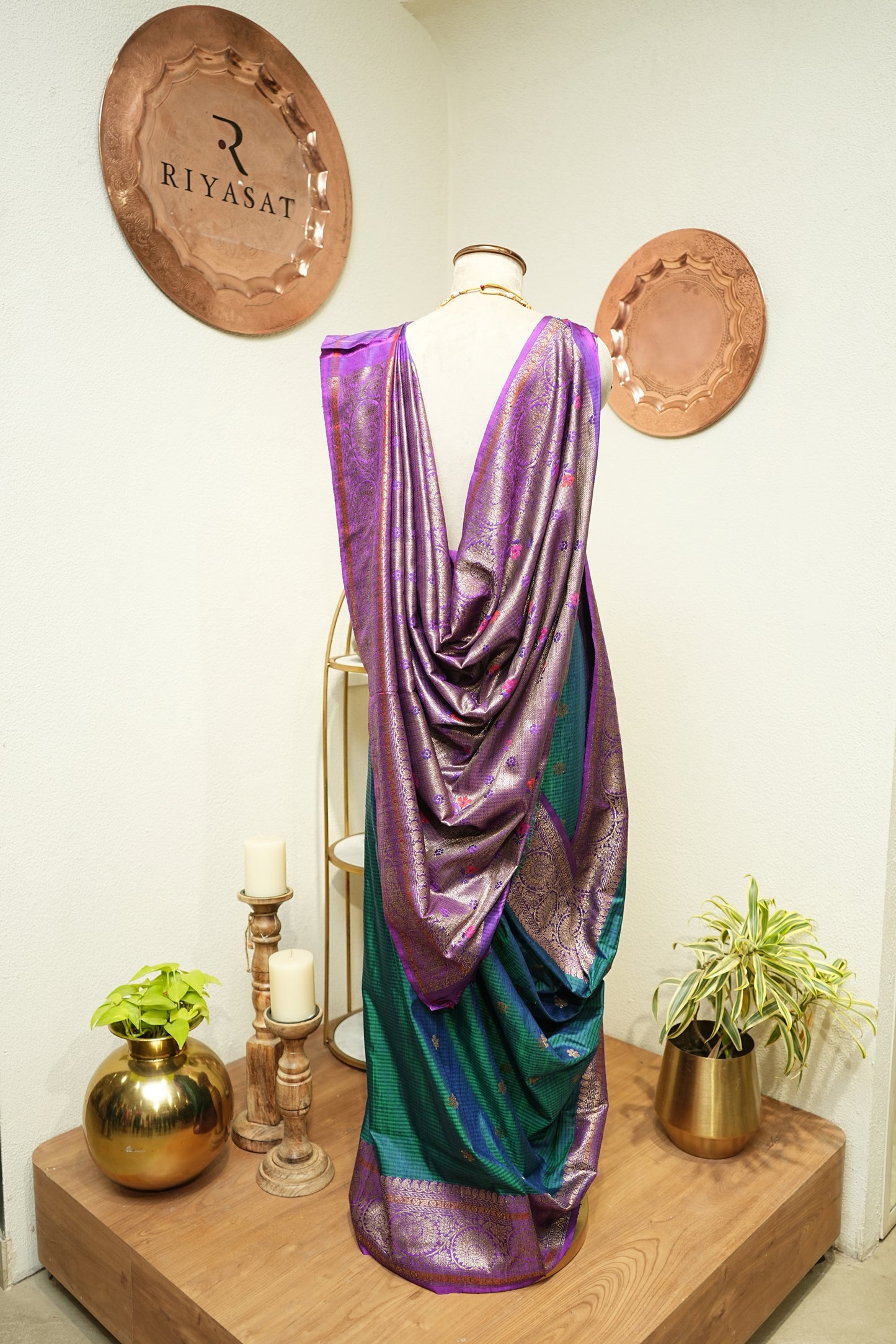 Banarsi Moonga Handloom Saree