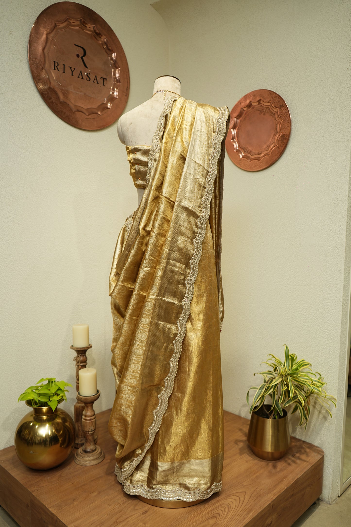 Uppada Embroidered Silk Saree