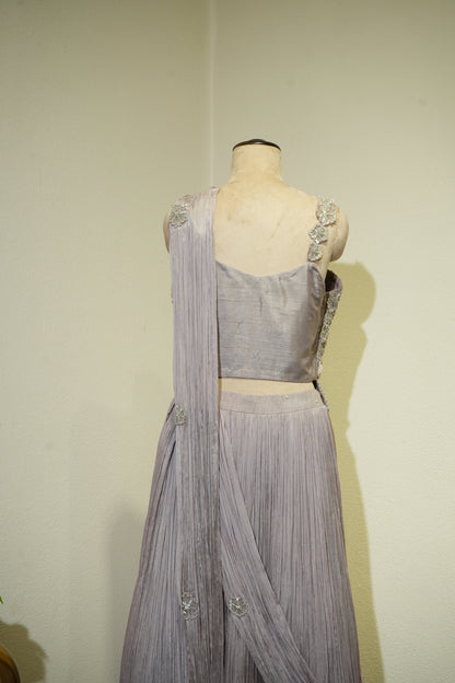 Lilac Halter Top Dress