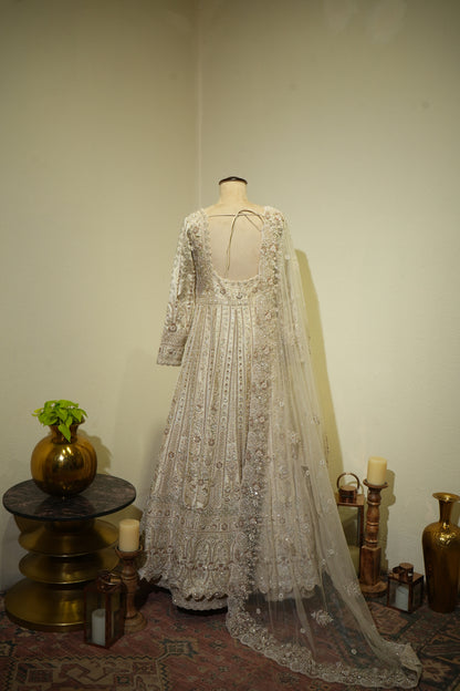 Ivory Long Jacket Dress
