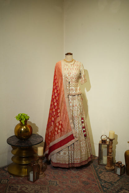Pita Work Choli Lehenga