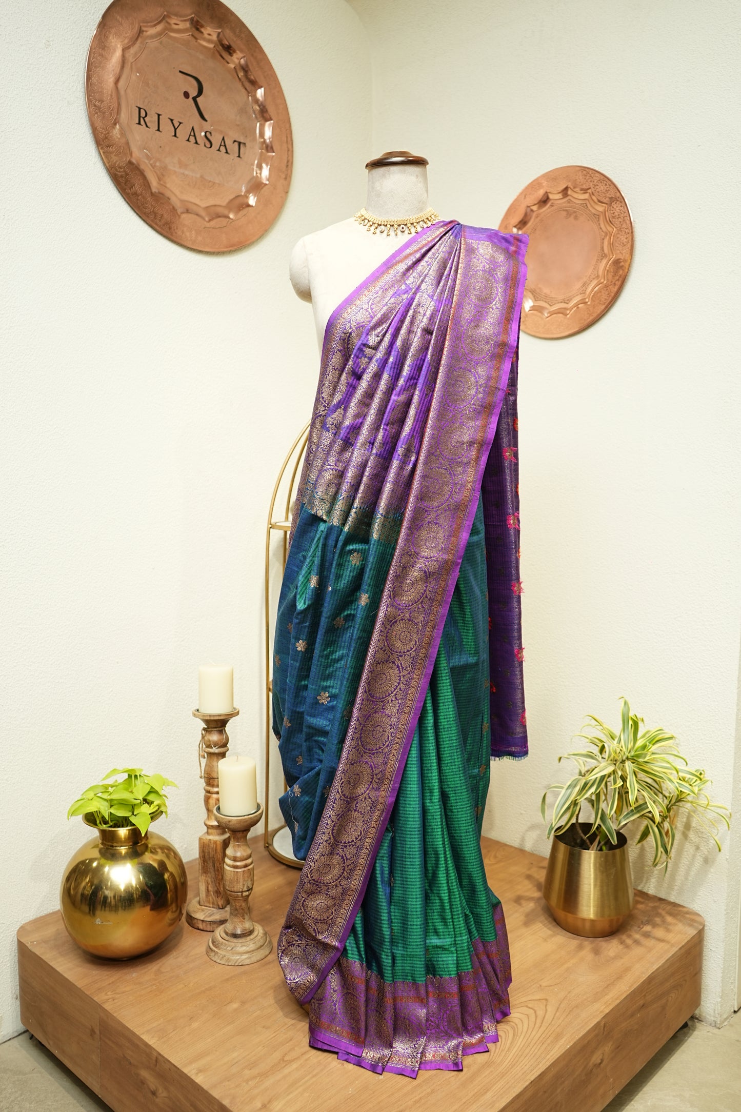 Banarsi Moonga Handloom Saree