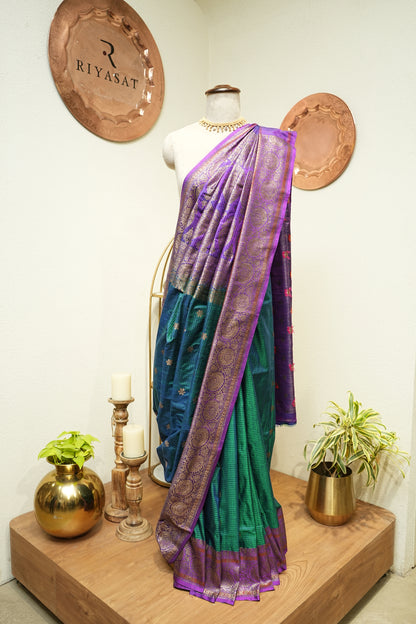 Banarsi Moonga Handloom Saree