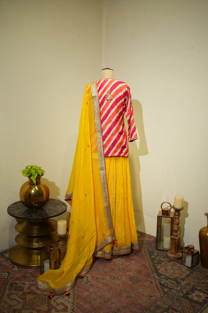 Leheriya Choli Crush Lehenga