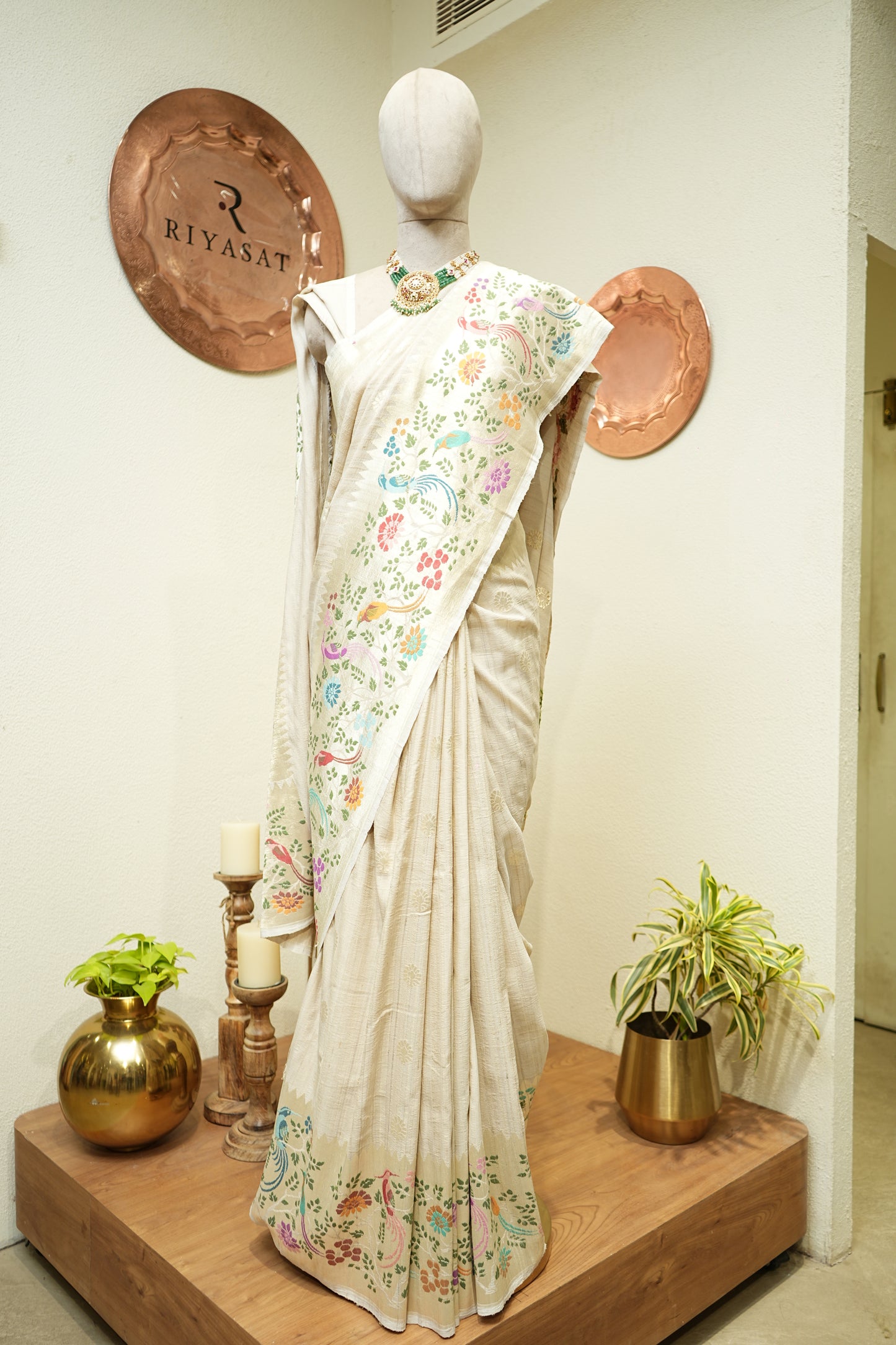 Banarsi Moonga Handloom Saree