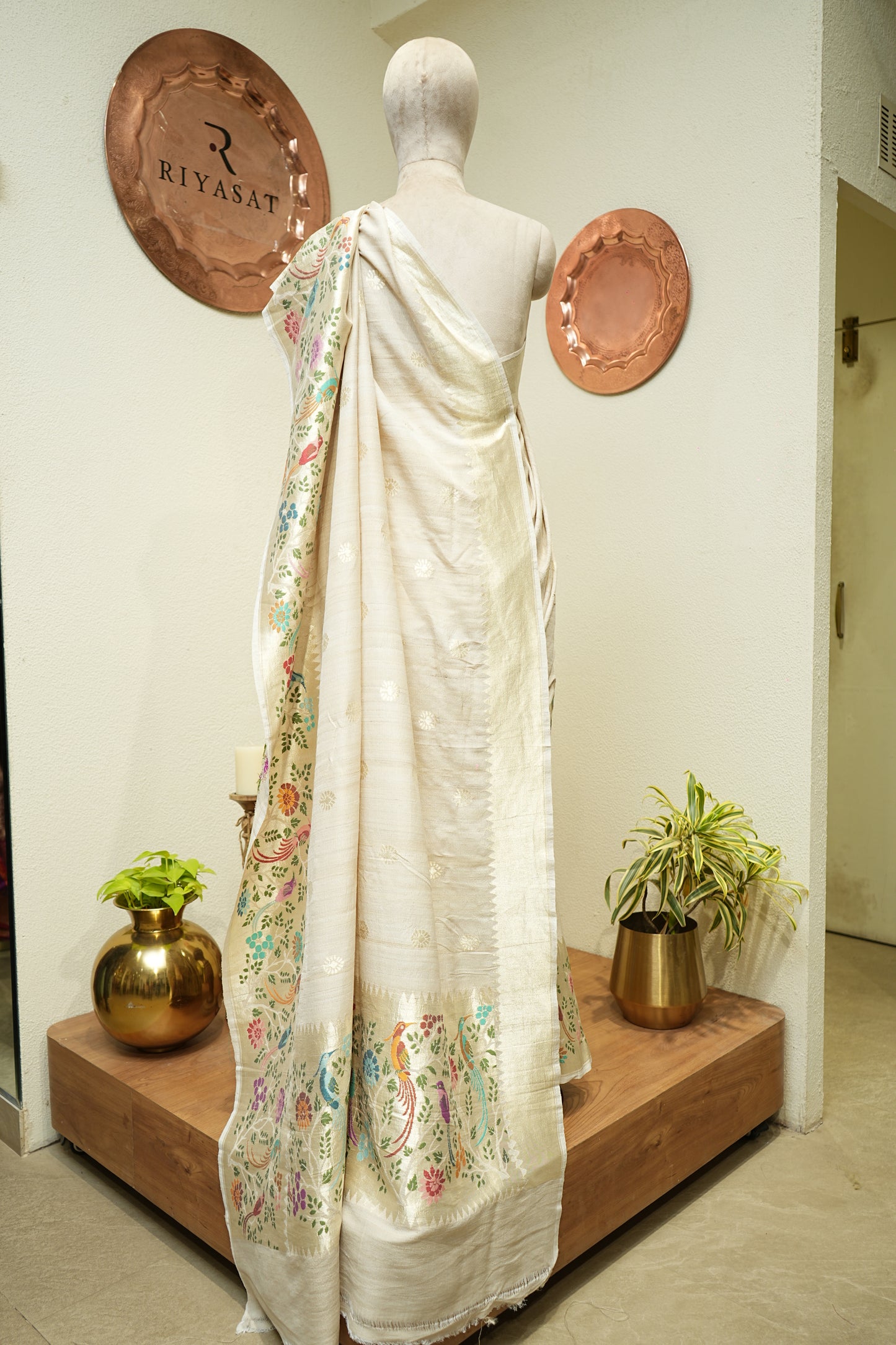 Banarsi Moonga Handloom Saree