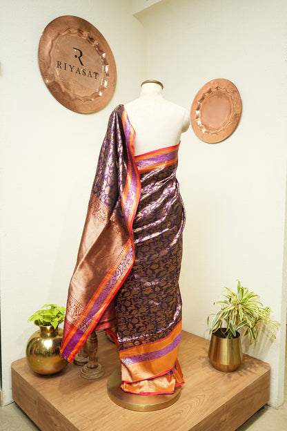 Banarsi Shikarga Handloom Saree