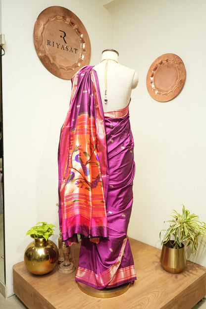 Paithani Real Zari Saree