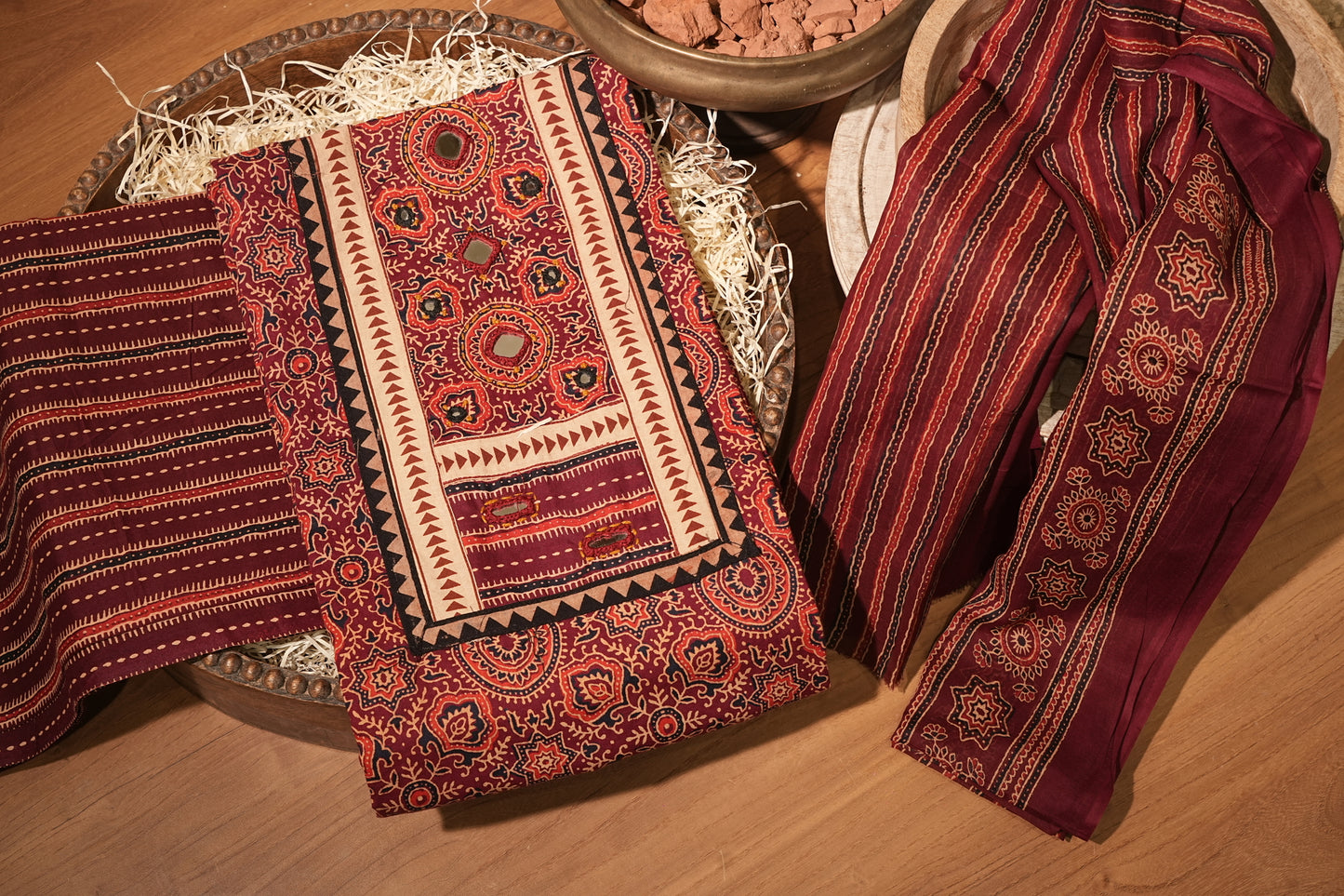 ajrak print cotton