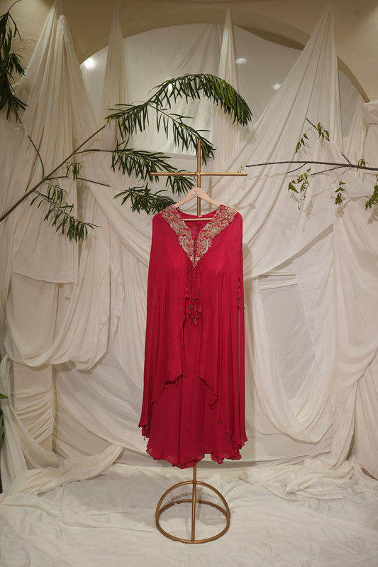chinnon updown kaaftan coral
